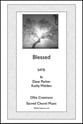 Blessed SATB choral sheet music cover